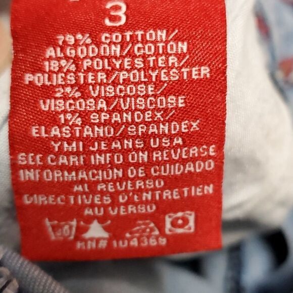 SLIM-HERS, skinny jeans, ymi, size 3. Great‎ vintage jeans. Good used con… - Picture 7 of 8